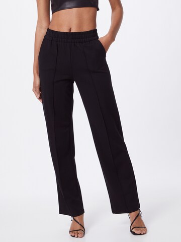 ONLY Wide leg Pants 'Poptrash' in Black: front