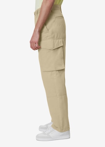 Tapered Pantaloni cargo di Marc O'Polo DENIM in beige