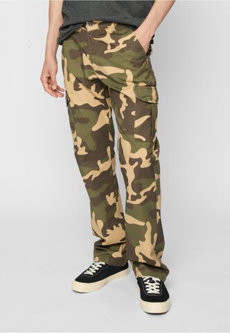 Regular Pantalon cargo Urban Classics en mélange de couleurs : devant