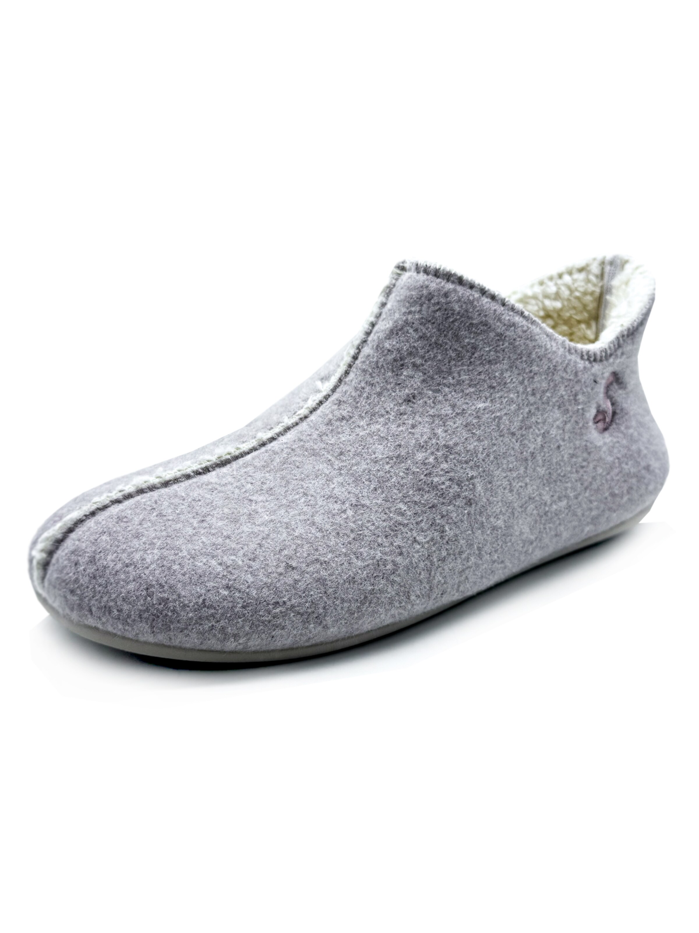 thies Ankle Boots 'thies 1856 ® Organic Slipper Boot' in Grey: front