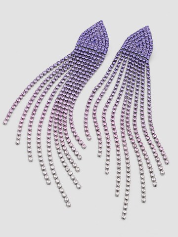 Boucles d'oreilles 'Ruth' LeGer by Lena Gercke en violet