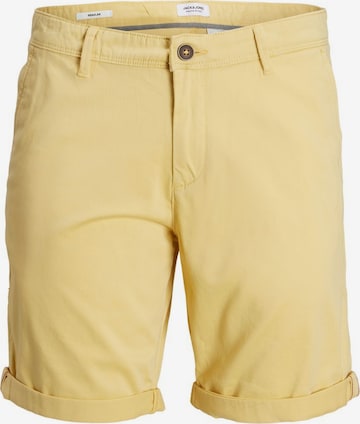 JACK & JONES Chino nadrág - sárga: elől