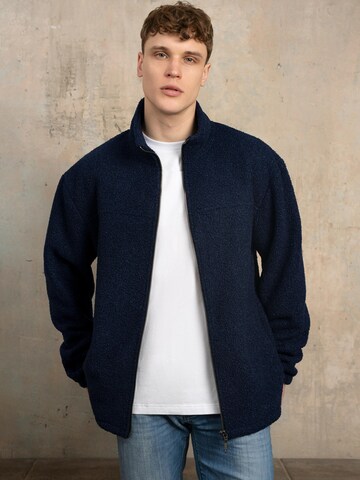 cut my fashion Fleece jacket 'Danas' in Blue