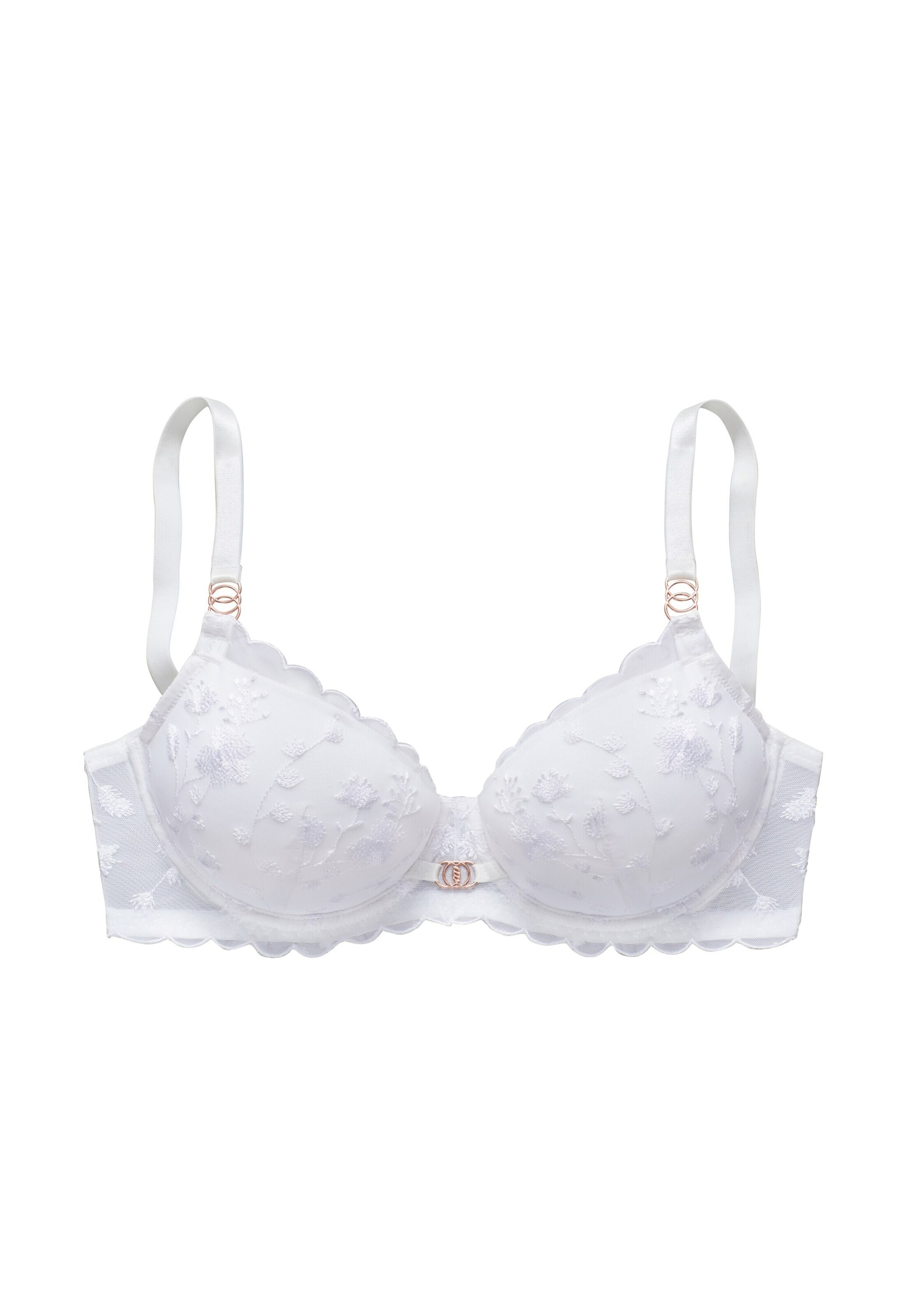 Balconnet Soutien-gorge LASCANA en blanc : devant