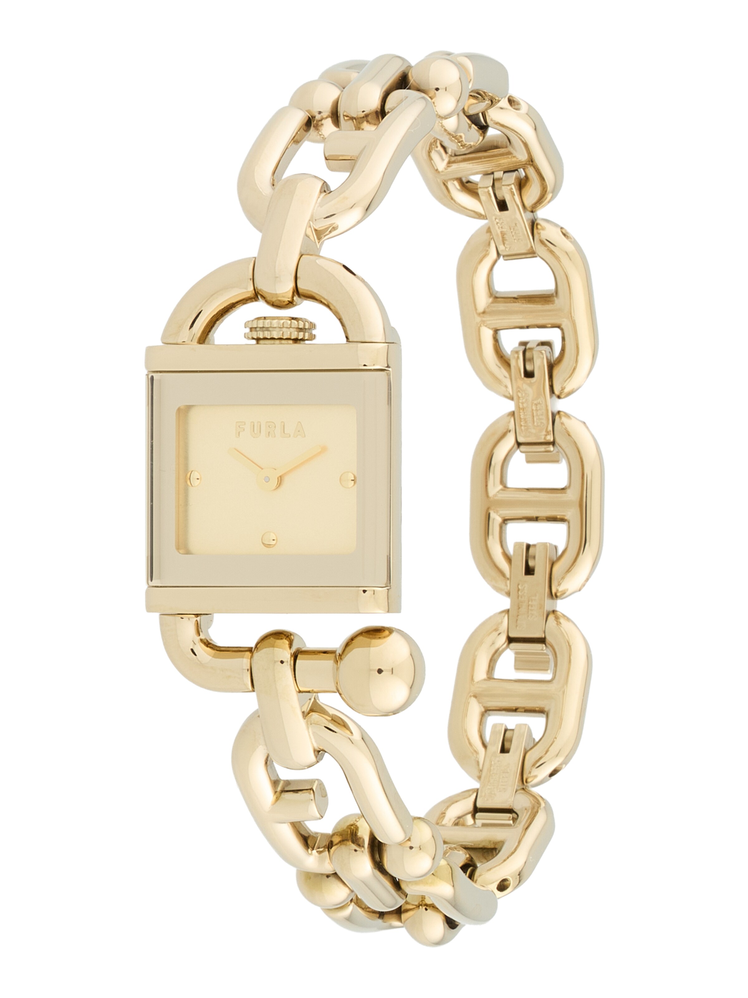 FURLA Analog watch 'MIANUVOLA' in Gold: front
