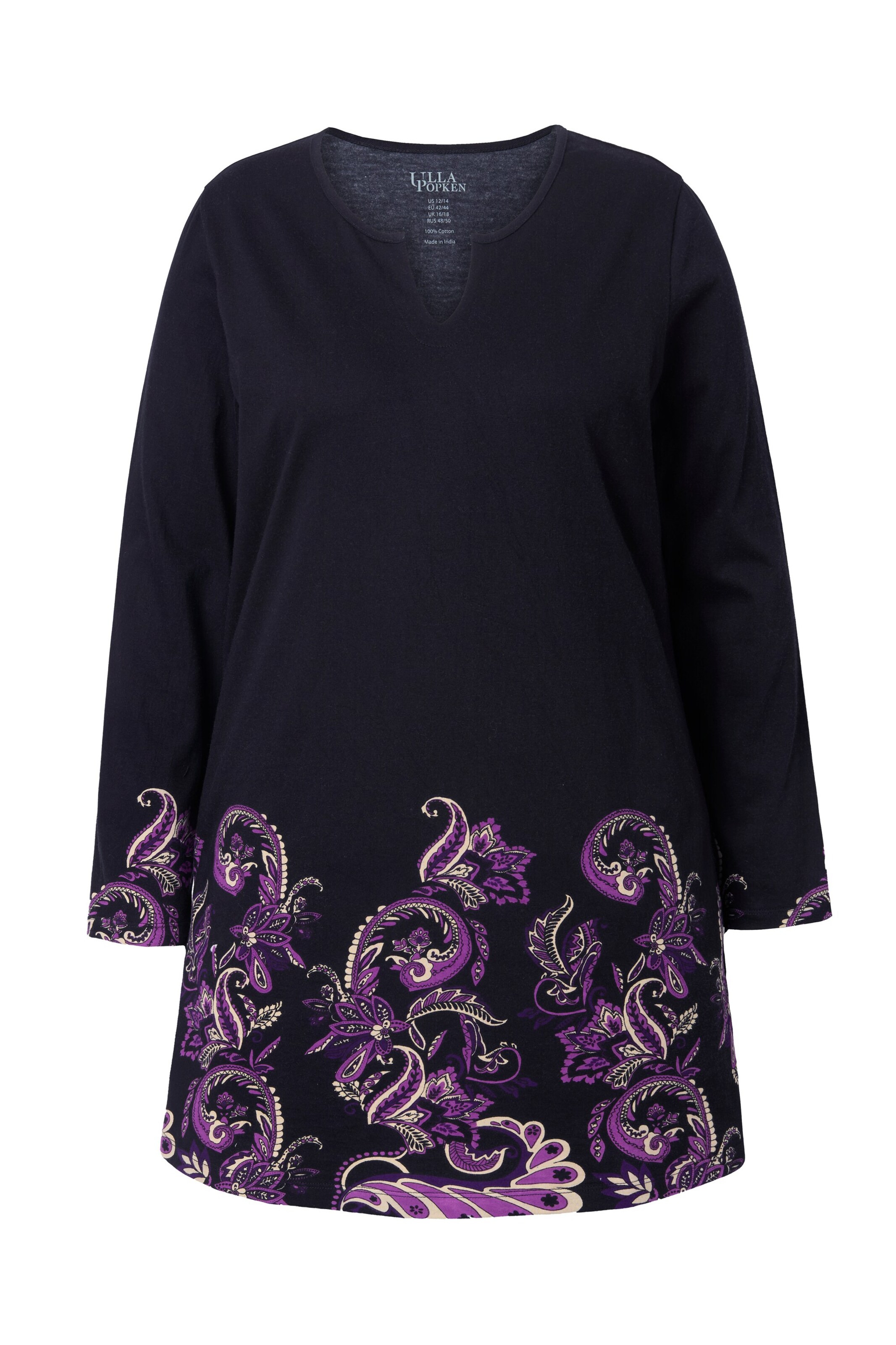 Ulla Popken Tunic in Black: front