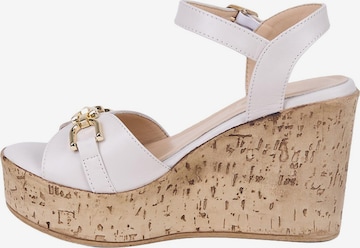 Séparateur d'orteils 'Keilsandalen' Desa en beige : devant
