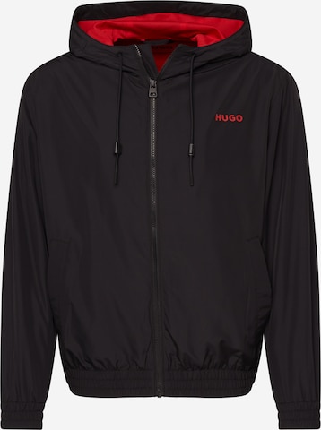 HUGO Between-season jacket 'Benjoe' in Black: front