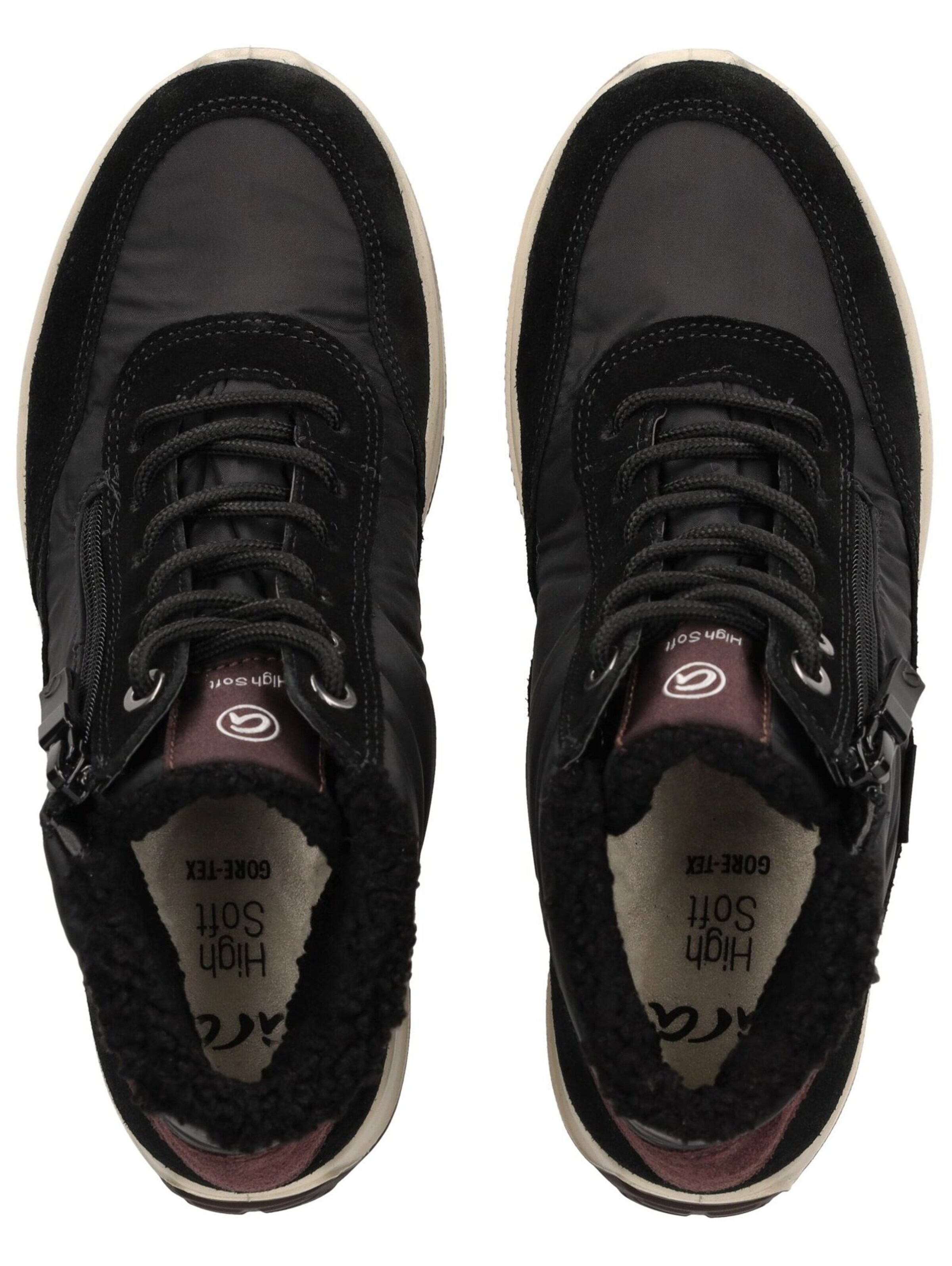 ARA Schnürstiefelette in Schwarz