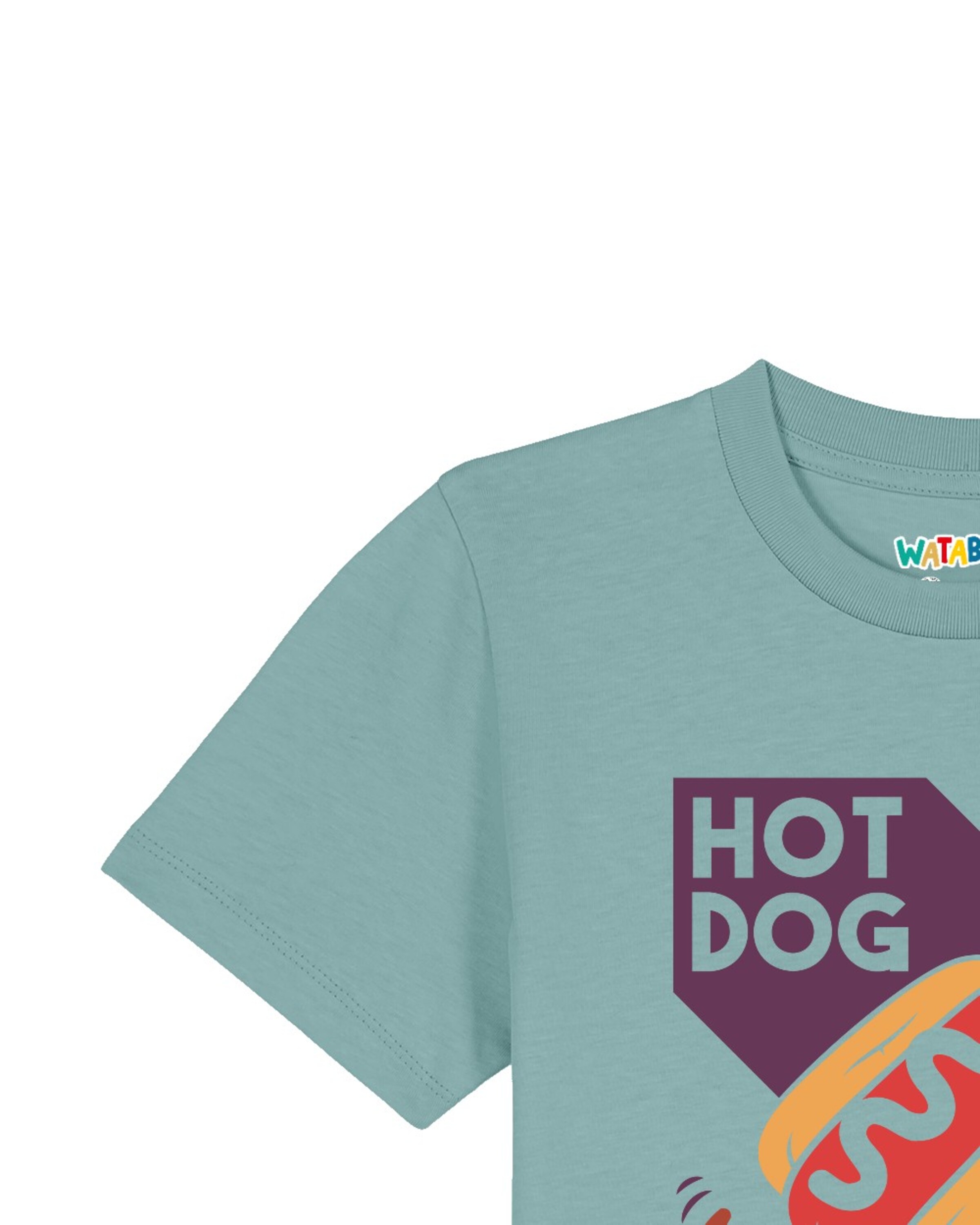 T-Shirt 'Hot Dog' watabout.kids en bleu