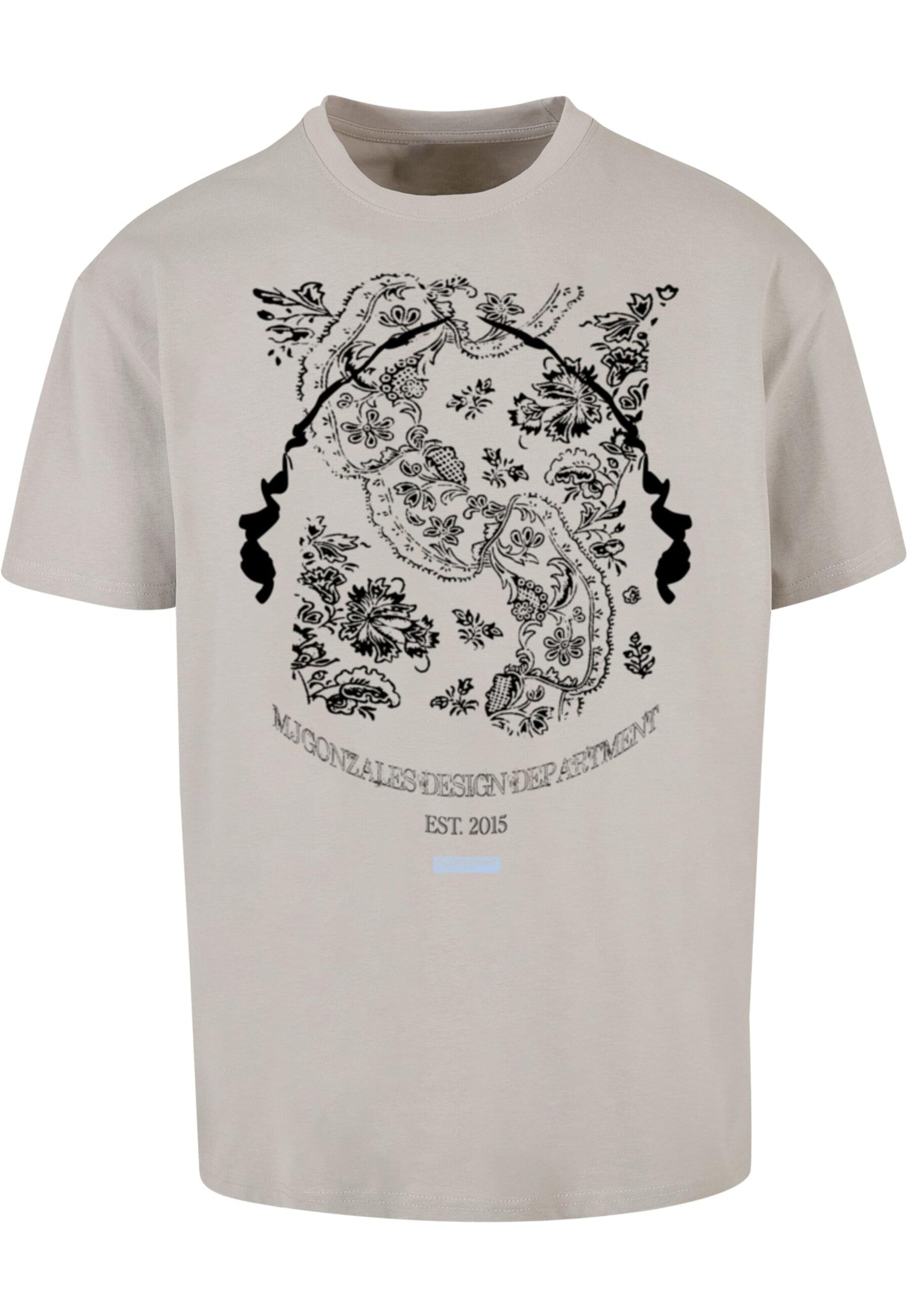 MJ Gonzales Shirt 'Paisley' in Grey: front
