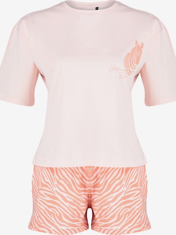 rožinė Trendyol Pižama su šortais: priekis