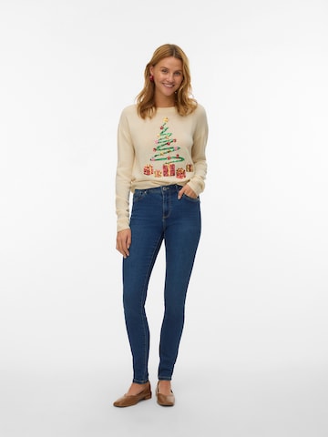 VERO MODA Svetr 'VMGLITTER' – béžová