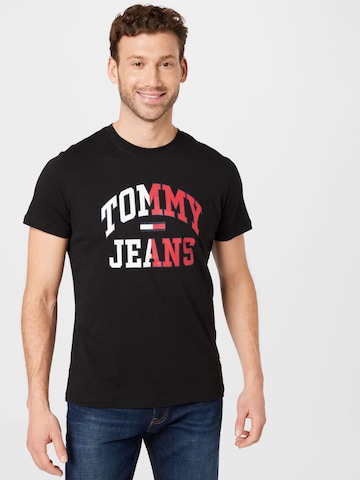 Tommy Jeans Shirt in Blauw: voorkant