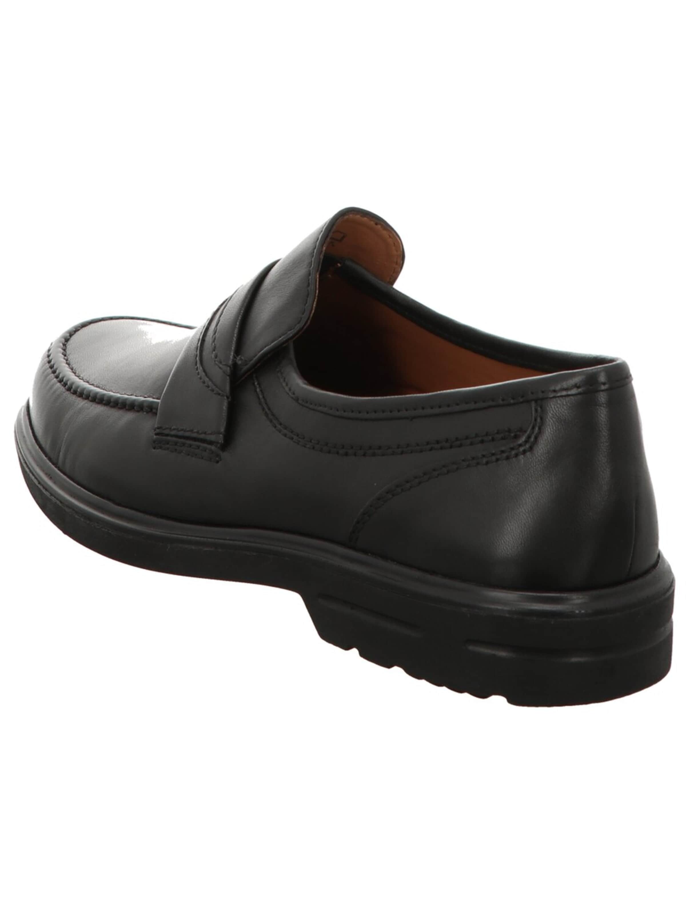 SIOUX - Zapatillas de casa 'Slipper Herren 28950 Echtleder in schwarz' en negro: frente