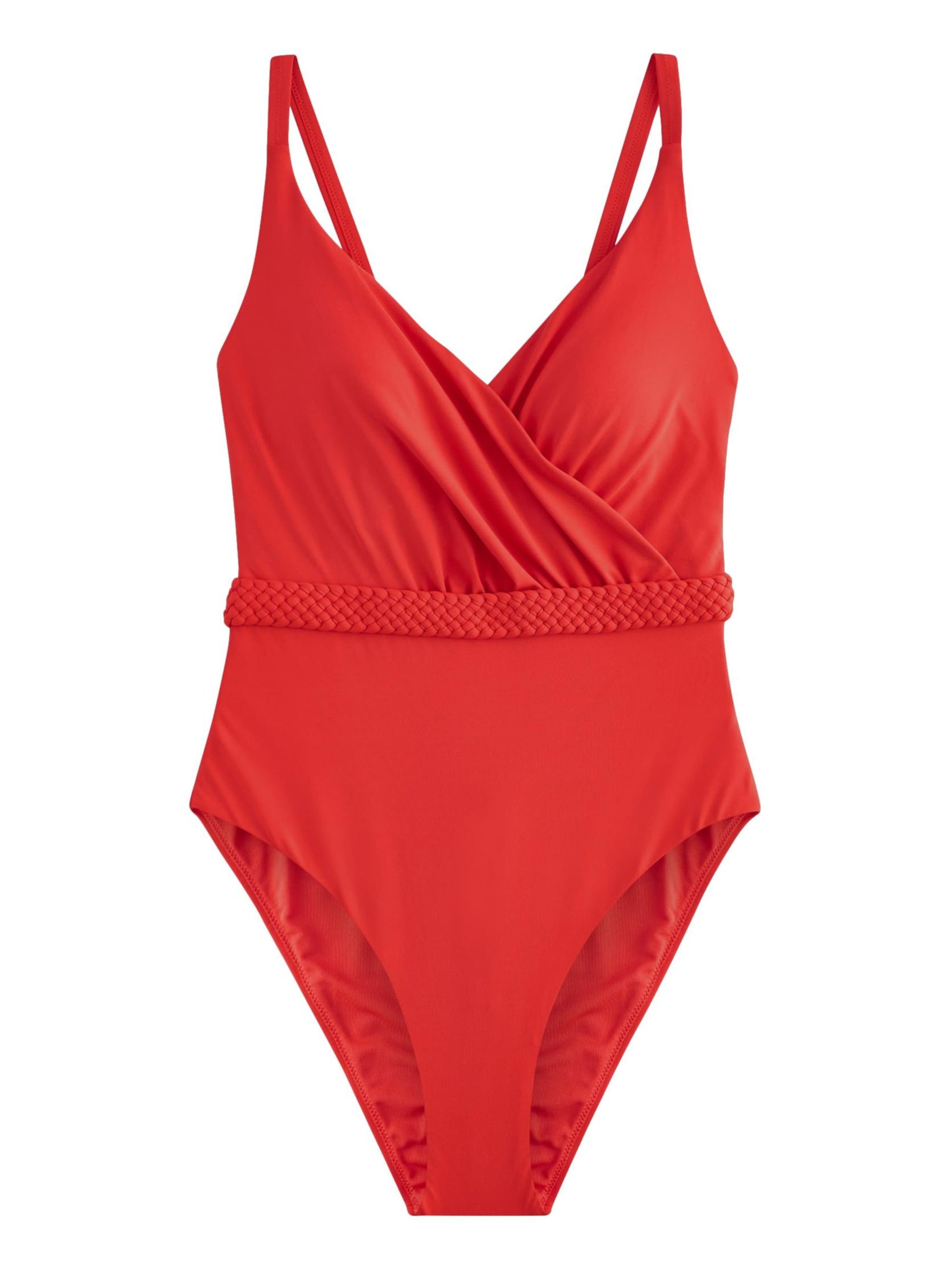 Next Jednodielne plavky - Červená: predná strana