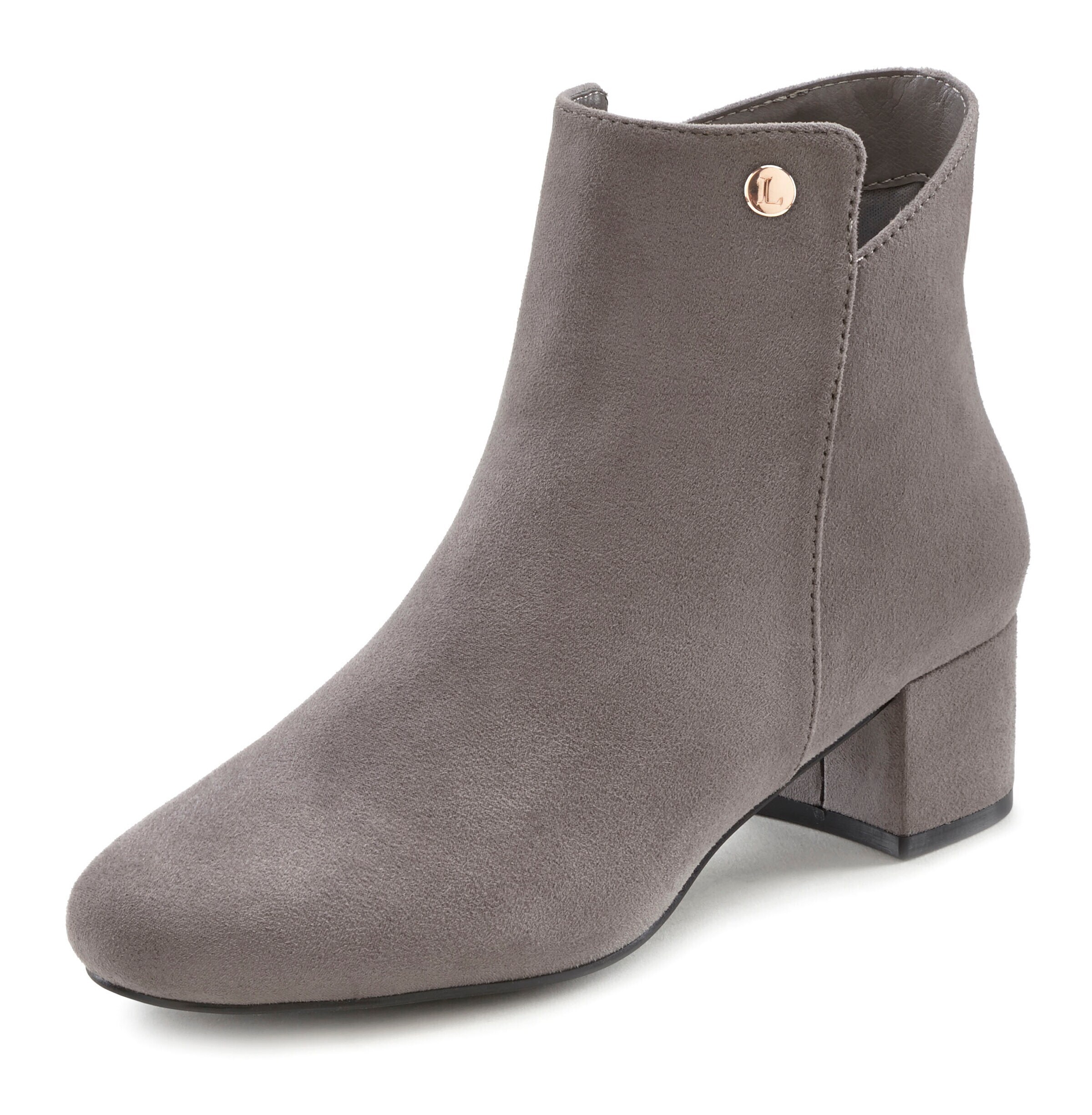 Bottines LASCANA en gris : devant