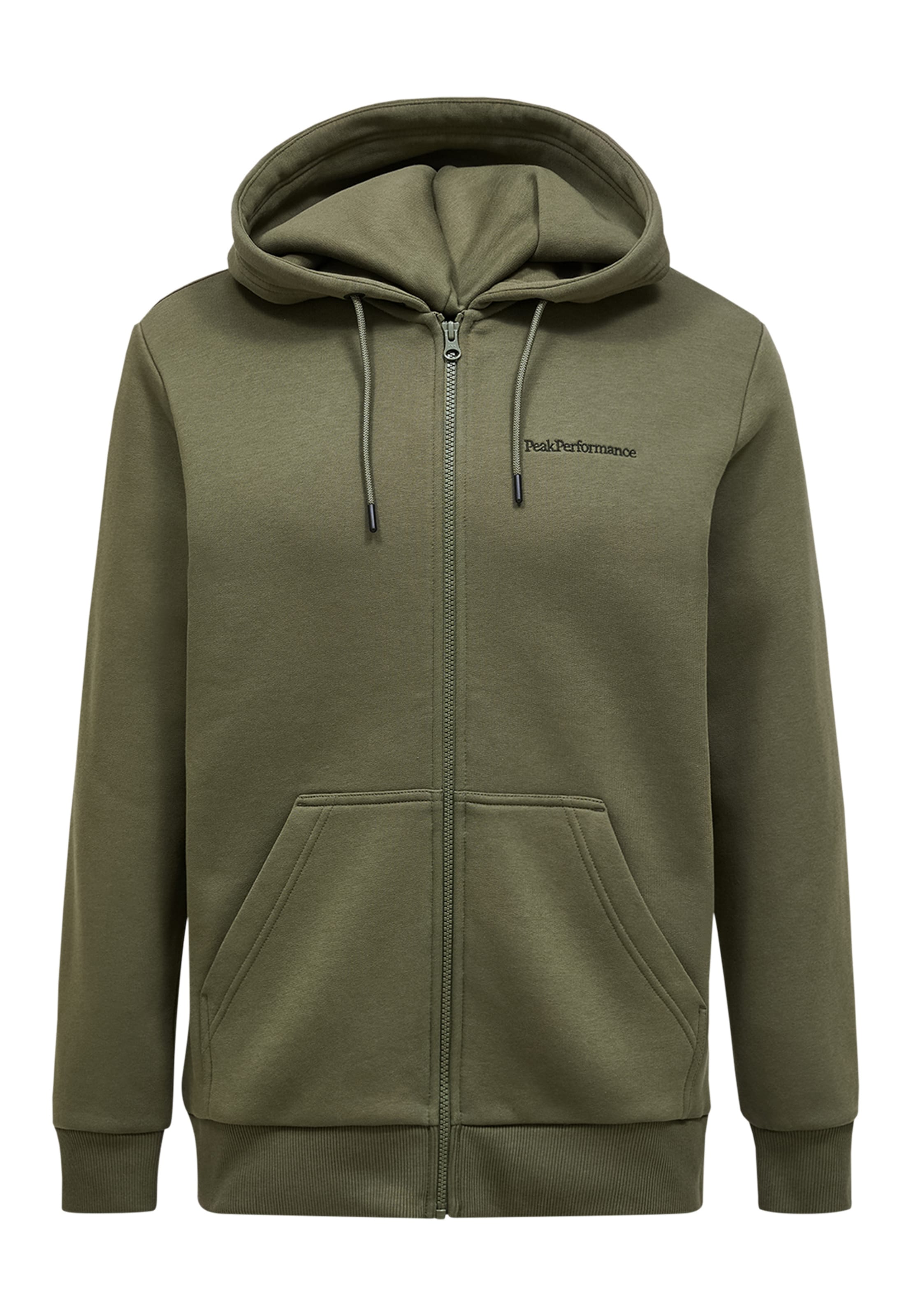 Sweat-shirt PEAK PERFORMANCE en vert : devant