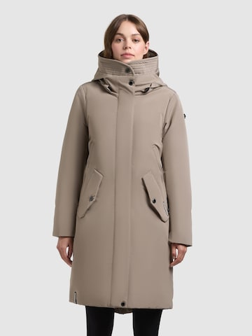 khujo Winter Coat 'Webb' in Grey: front