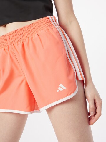 Regular Pantaloni sport 'Marathon 20 ' de la ADIDAS PERFORMANCE pe portocaliu