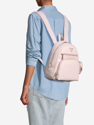 GUESS Backpack 'POWER PLAY' in Pink