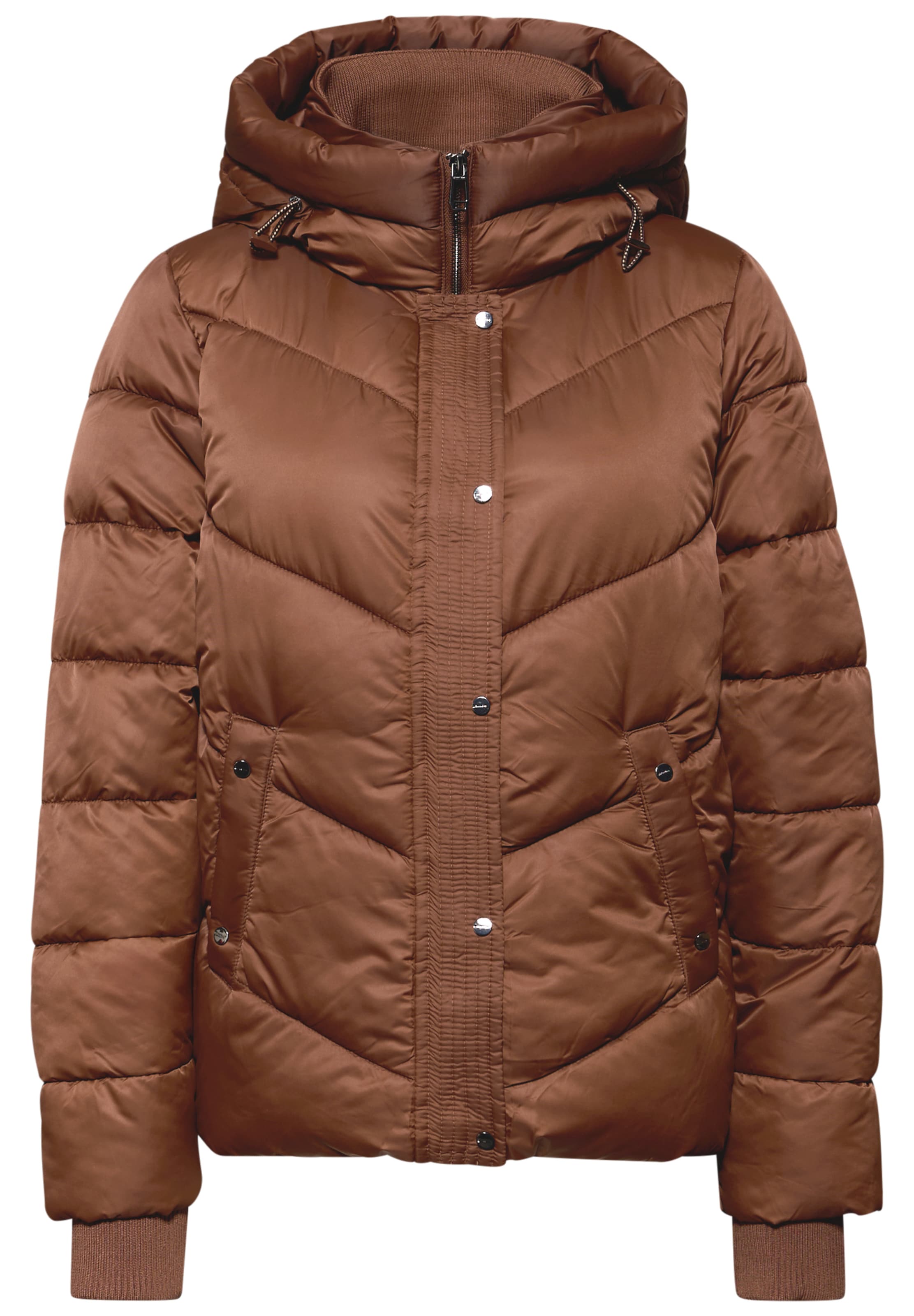 Street One Studio Gefütterte Jacke in Braun: Vorderseite