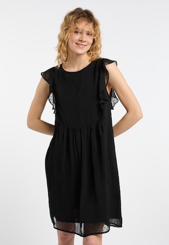 Rochie de la DreiMaster Vintage pe negru: față