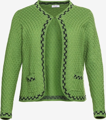 SHEEGO Knitted Janker in Green: front
