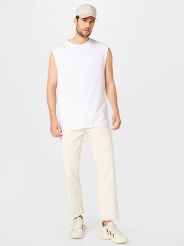 T-Shirt 'BEN' WEEKDAY en blanc