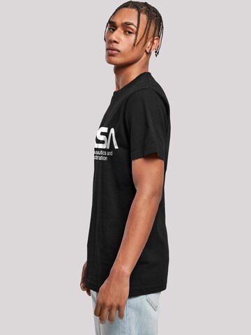 F4NT4STIC Shirt 'Nasa Aeronautics And Space' in Zwart
