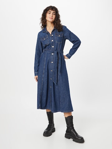 TOMMY HILFIGER Shirt Dress in Blue: front