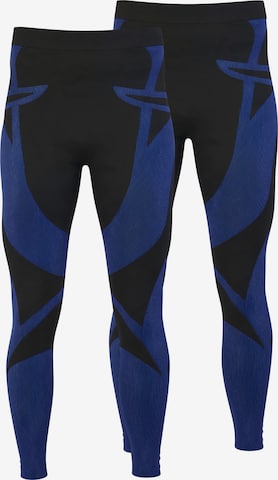 Sous-vêtements de sport normani en bleu : devant