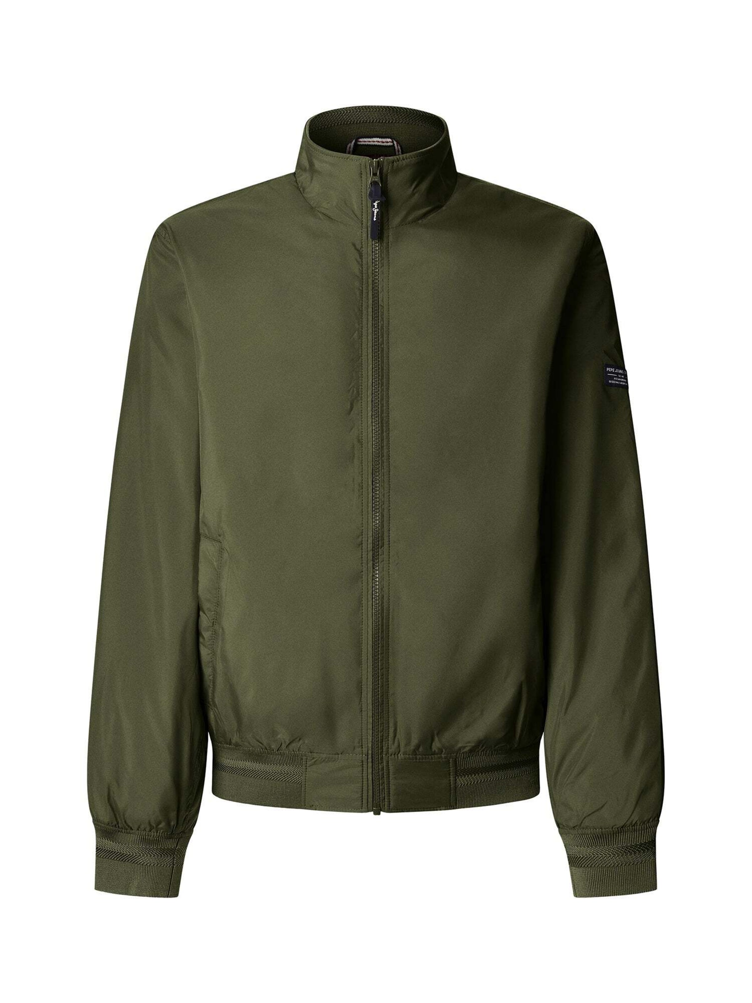 Pepe Jeans Between-Season Jacket 'Saunders' in Green: front
