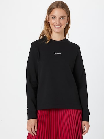 Calvin Klein Sweatshirt in Black: front