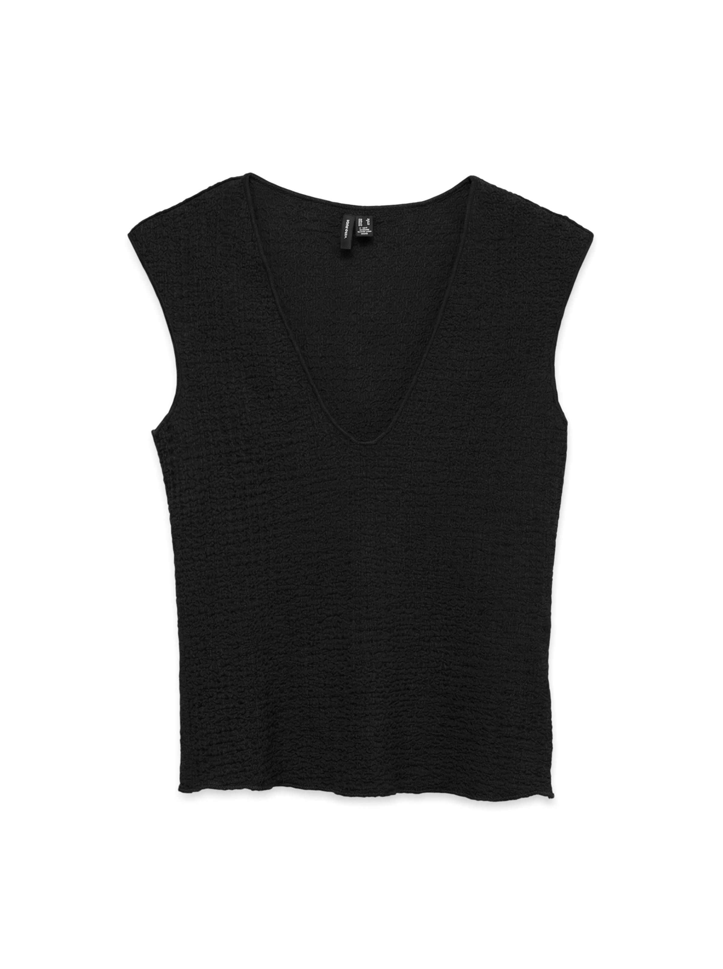 VERO MODA Τοπ 'VMANITA' σε μαύρο: μπροστά