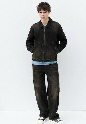 Pull&Bear Overgangsjakke i sort: forside