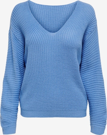 JDY Sweater 'JUSTY MAYA' in Blue: front