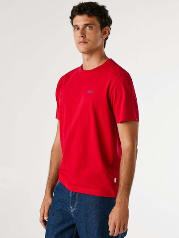 Maglietta 'Contrast Connor' di Pepe Jeans in rosso