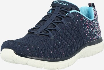 Sneaker bassa di SKECHERS in blu: frontale