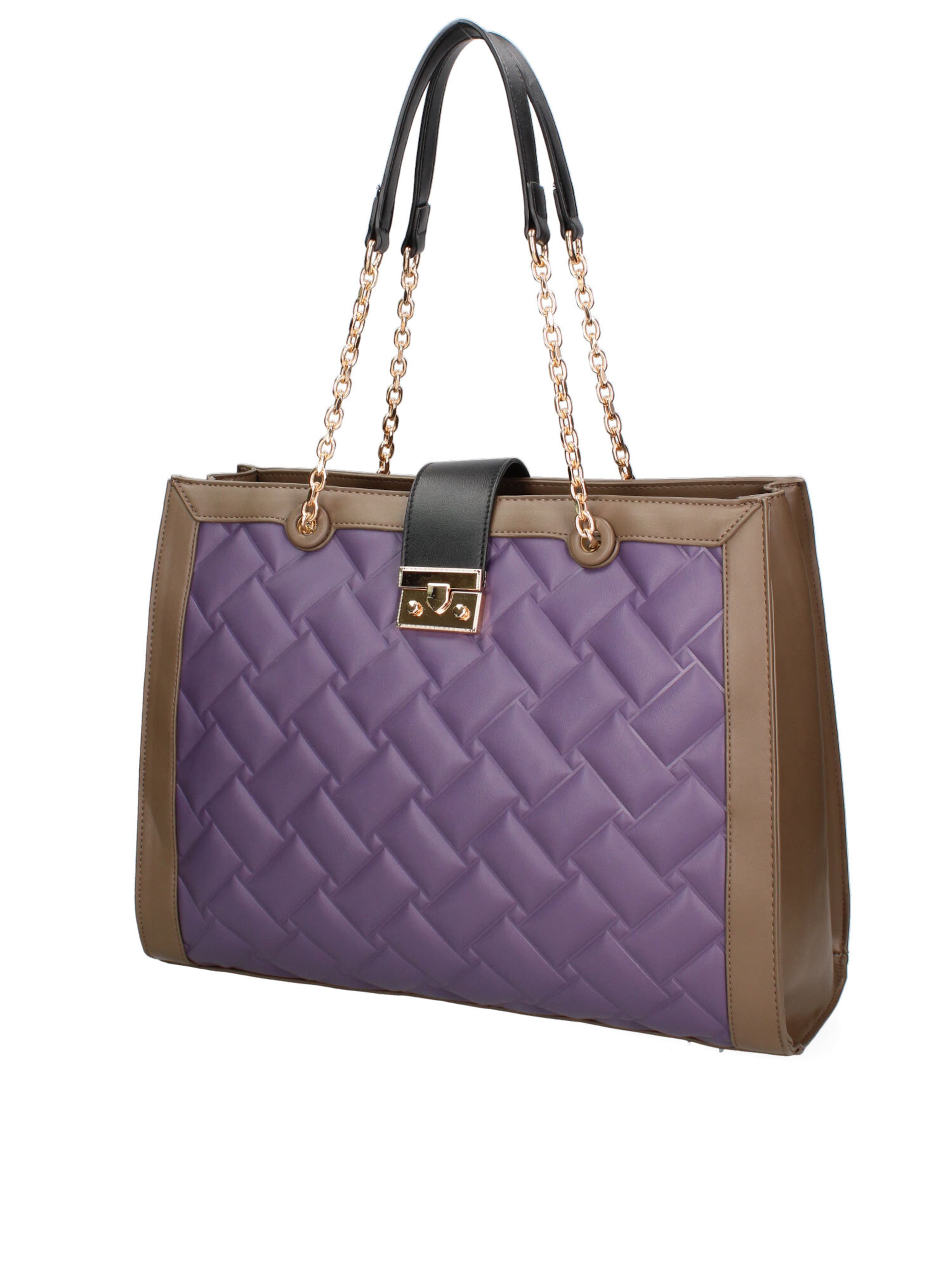 Shopper di Diana&Co. in lilla: frontale