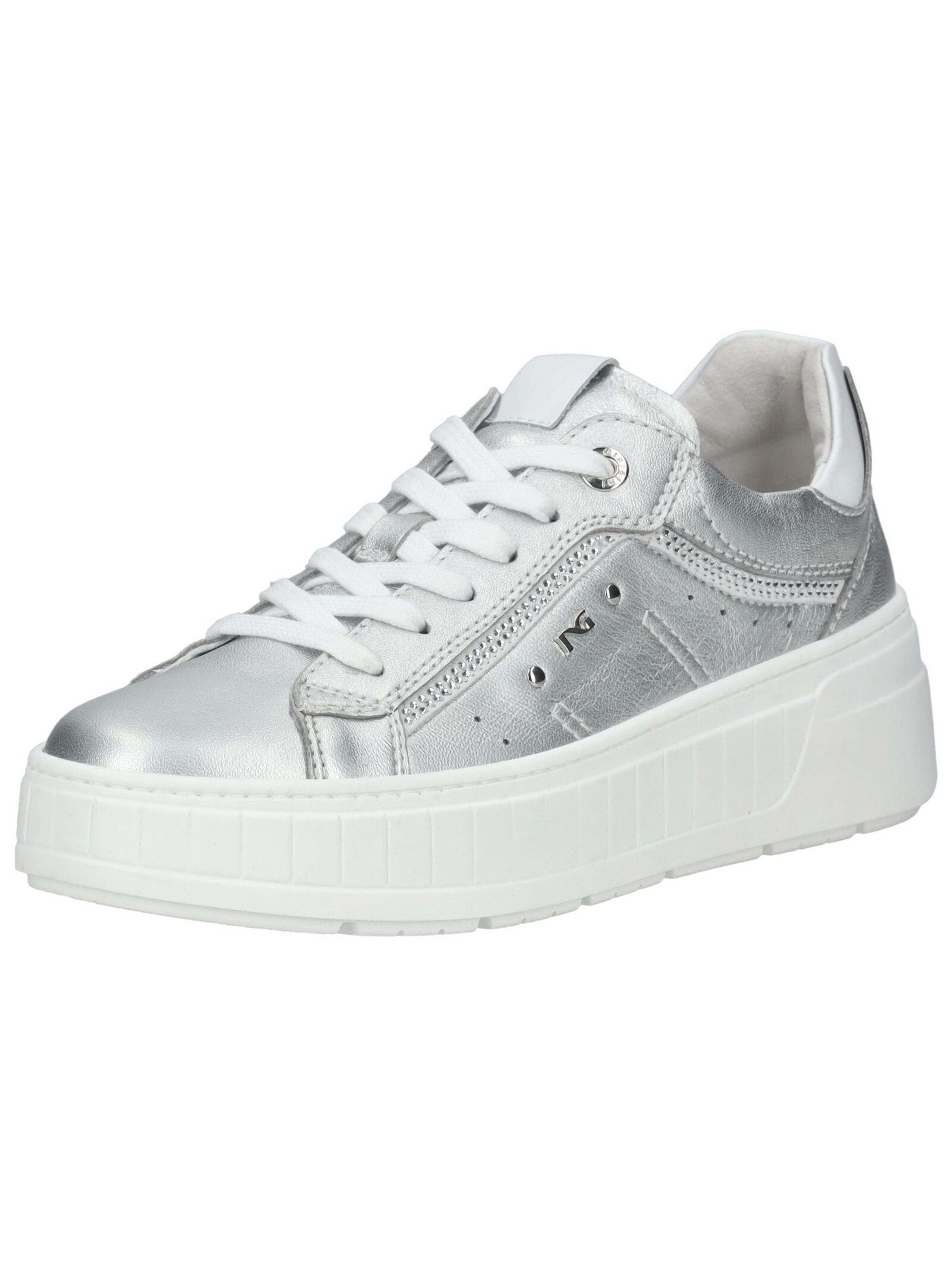 Nero Giardini Sneaker in Silber: Vorderseite