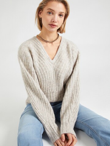 TOPSHOP - Jersey en beige: frente