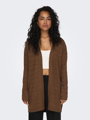 Cardigan ONLY en marron : devant