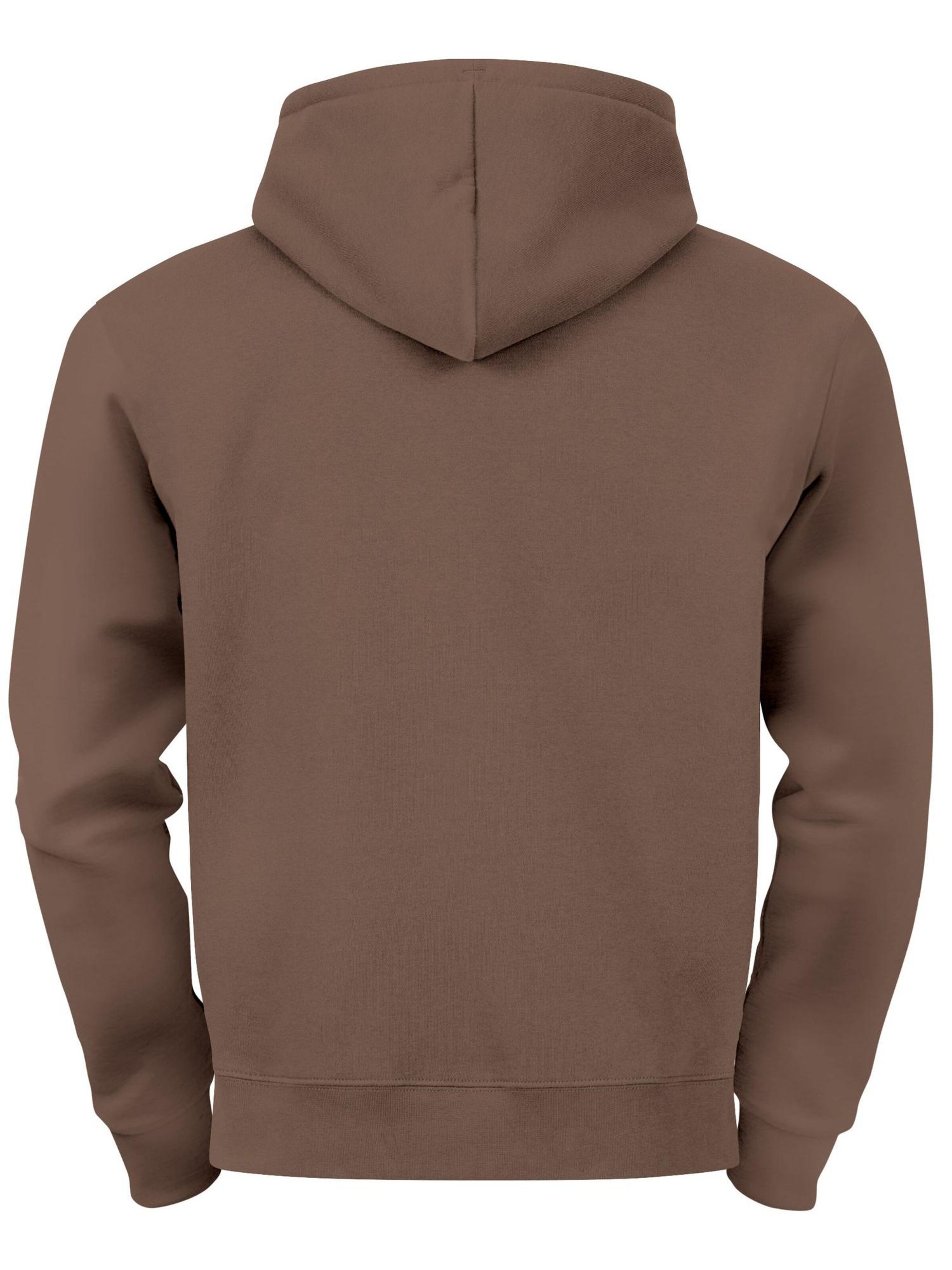 Neverless Sweatshirt 'Origami Vogel' in Brown