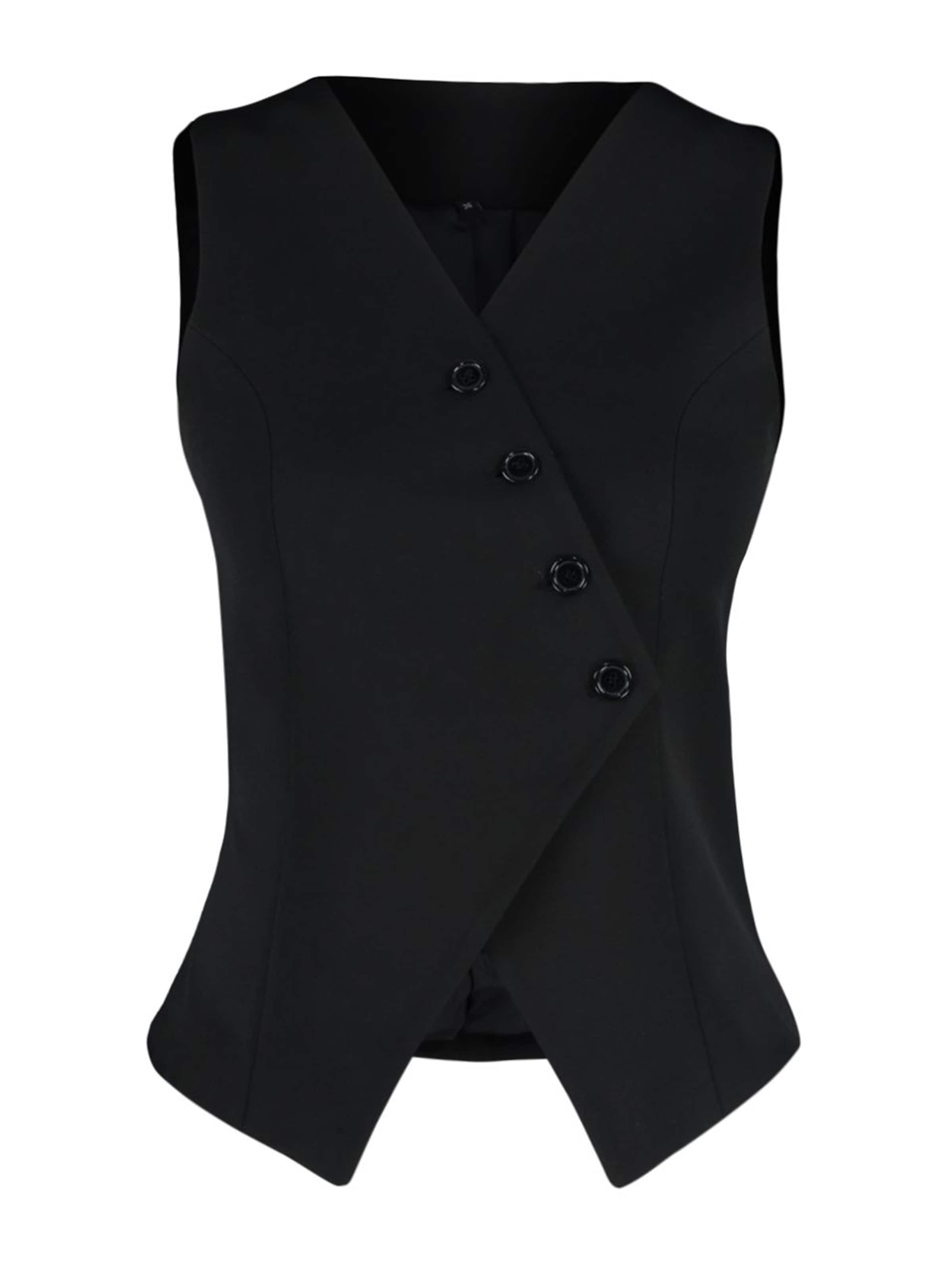 Gilet de costume Trendyol en noir : devant