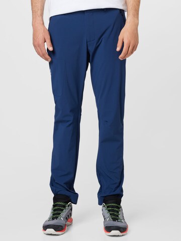 Schöffel Regular Outdoor Pants 'Hestad' in Blue: front