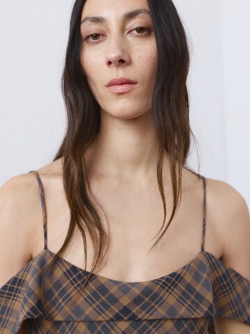 MANGO Kjole 'Socket' i brun