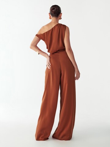 Willa Jumpsuit 'Sky' in Orange: Rückseite