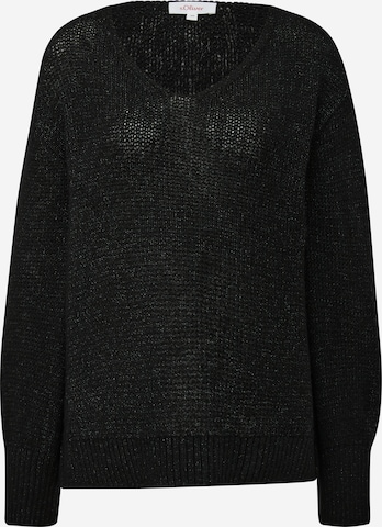 Pull-over s.Oliver en noir : devant