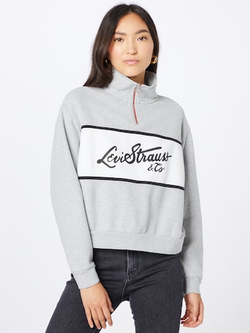 LEVI'S ® Sweatshirt 'CB Logo Sweatshirt' in Grijs: voorkant